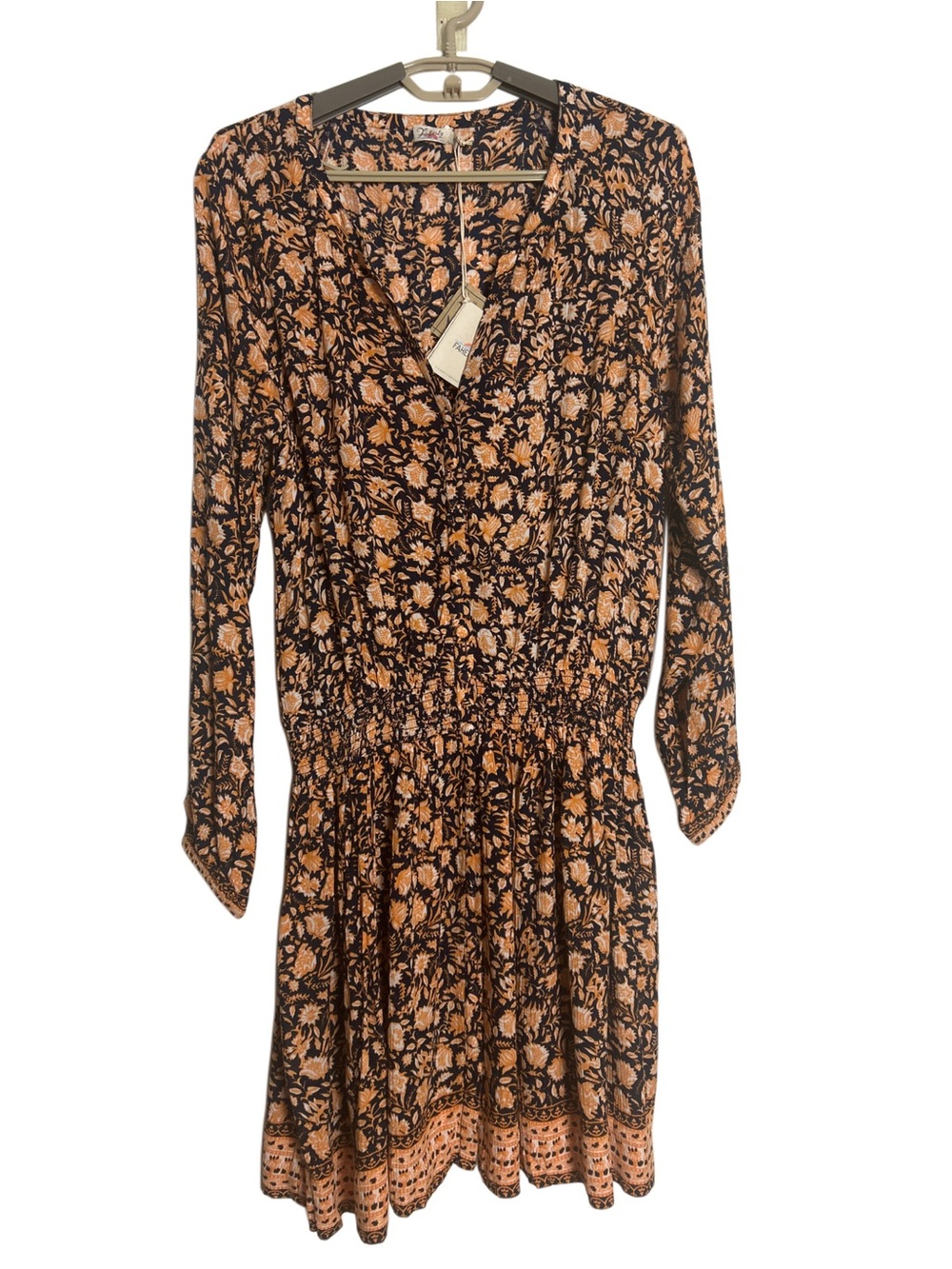 Faherty Montara Print Dress Size M